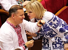 Льовочкін, Ляшко і Луценко вигуляли вишиванки у Раді, а Добкін – ні 