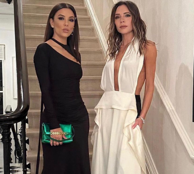 Із халатів у вечірні луки: як домогосподарки Бекхем і Лонгорія на тусовку збиралися. ФОТО