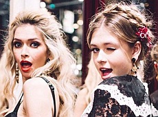 Брежнєва зі старшою дочкою привітали молодшу мімімі-світлинами