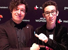 Шуров із сином у Нью-Йорку підтримали феміністок. ФОТО