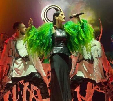 Волохата солістка та світлокільця: ВІДЕО з першої репетиції України на сцені Євробачення-2021  