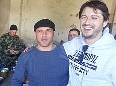 Притула з Попенком з’їздили до військових у Чонгарі. ФОТО 