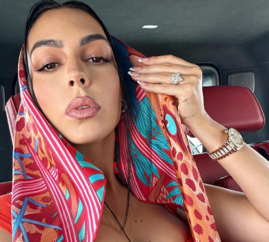 Наречена Роналду у звабливій сукні з декольте показала, як з неї роблять реаліті-зірку 