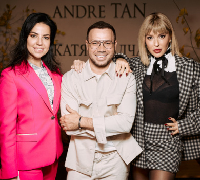 Депутатка Дмитрієва вигуляла чергову брендову сумку на показ колекції Осадчої з Таном