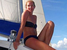 Осадча оголилася на яхті на Барбадосі