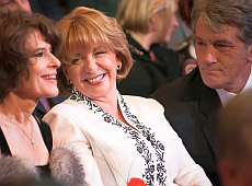 Молодість: Ющенки щебетали з Фанні Ардан, а Софі Марсо з Ламбертом