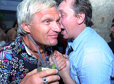 Скрипка, Горов і Посипайко відривалися під твіст за Троїцьким