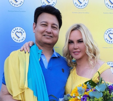 На благодійному концерті: Камалія з Захуром вигуляли жовто-блакитні луки у Німеччині