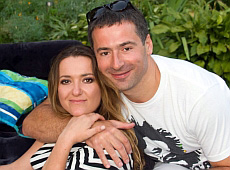 Як Могилевська з бойфрендом святкували коло басейну