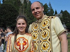 Парубій звозив дочку до лицарів. ФОТО