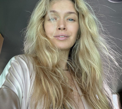 Брежнєва в худі показала обличчя після зйомок