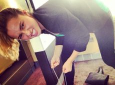 Вагітну Пенетьєрі облили крижаною водою. ВІДЕО