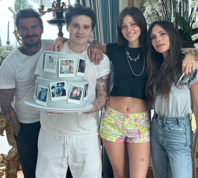 Експертка з мови тіла пояснила, чи справді Бекхеми помирилися з невісткою. ФОТО