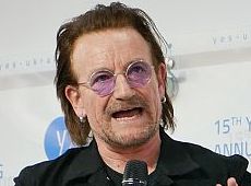 Лідер U2 Боно в Києві висловився проти корупції. ФОТО