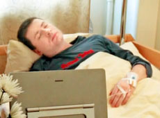 Данилко - прикутий до ліжка