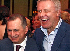 На хокейну паті до Колеснікова зайшли Суркіс і Жванія