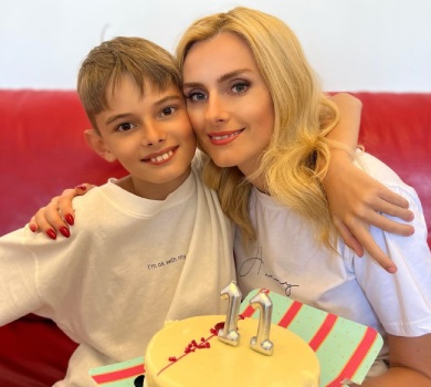 Дізнався, що таке веселковий прапор: Федишин привітала сина із 11-річчям, не оминувши скандальної теми