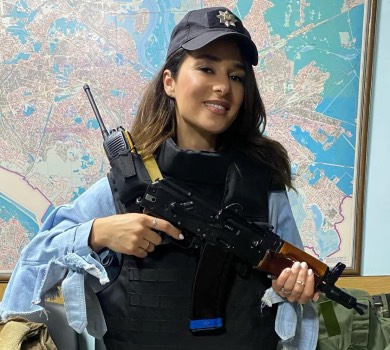 Огнєвіч з автоматом у руках розповіла про найзаповітнішу мрію. ФОТО