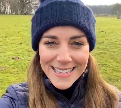 Міддлтон у шапці з помпоном зняла своє перше відеоселфі