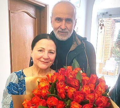 Ніна Матвієнко та її чоловік святкують золоте весілля. Архівні ФОТО пари