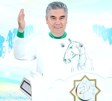 Пафос із велосипедом, Каракум, реп про коня: найкращі музхіти президента Туркменістану. ВІДЕО
