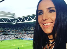 Джамала у Франції вболівала за українську збірну. ФОТО