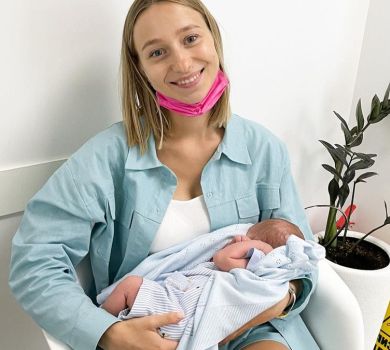 Дружина Павліка похвалилася досягненнями сина за перший місяць життя 