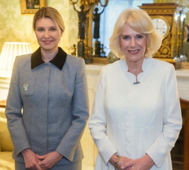 Зеленська в Букінгемському палаці зустрілася з трьома королевами