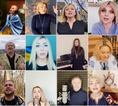 Непереможна Україна: Павлік, Сумська, Бужинська, Білик та інші зірки об'єдналися для пісні-молитви. ВІДЕО