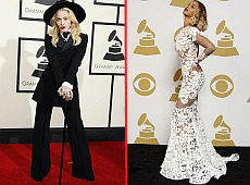 Червона доріжка Греммі-2014: Бейонсе у мереживі й Мадонна з тростиною