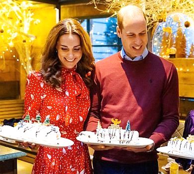 Міддлтон у веселенькій сукні за $1,9 тисячі покуховарила з чоловіком до Різдва