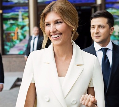 Стиліст про помилки та ковток чистого повітря в образах Олени Зеленської