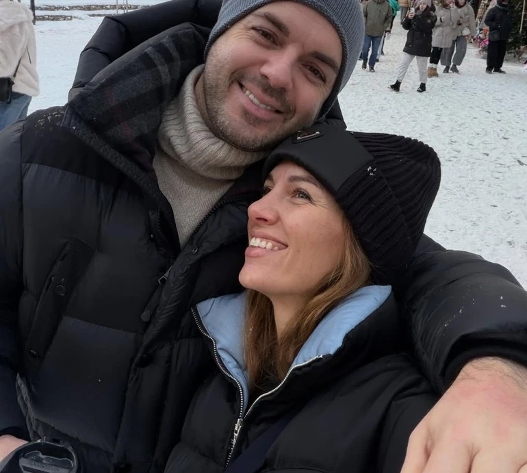 Лижі, атракція з хаскі та багато селфі: Решетнік показав кращий зимовий відпочинок з родиною у Карпатах