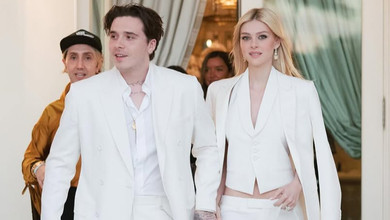 Ти - моя скеля: первісток Бекхемів привітав дружину з 3-річчям шлюбу особливими фото