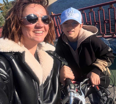 Ти - тотальна любов і щастя: Цибульська теплими сімейними кадрами привітала сина з 11-річчям