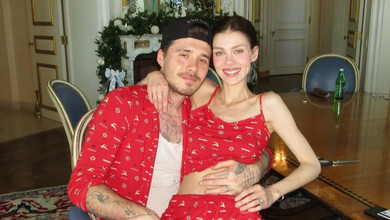 На зло родині? Бруклін Бекхем показав різдвяні фото з дружиною та її батьками