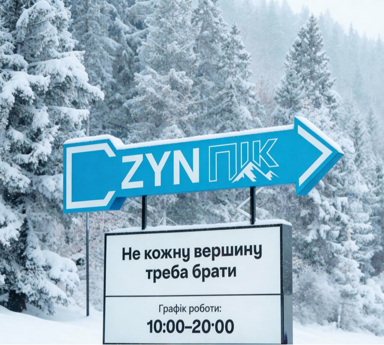 ZYN у Буковелі: льодовий бар та місце для чілу в Карпатах