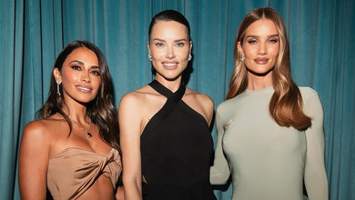 Наречена Стейтема у м'ятному максі та дружина Мессі з голим животом покрасувалися на модній вечірці. Фото