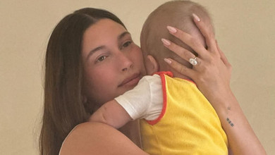 Втілення радості: Хейлі Бібер привітала сина з першим днем народження та показала його у себе на руках