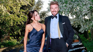 Кохаю: Девід Бекхем замилував цілунками та обіймами з Вікі під час танцю на вечірці. Відео