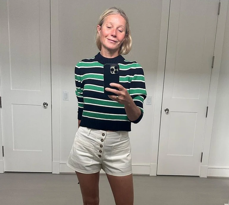 50-річна Пелтроу показала струнке тіло та воркаут у нюдовому купальнику від Кардашян