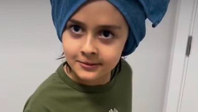 Білик замилувала танцями 8-річного сина з рушником на голові. Відео