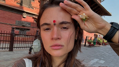 Кацуріна у Катманду показала, що робить її щасливою