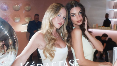 Емілі Ратаковскі в силуетній сукні та Сідні Свіні в декольтованому міні розважилися на модній вечірці. Фото