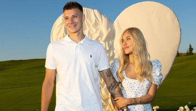 Не вірив в кохання: Бражко на романтичних фото показав, як робив пропозицію Квітковій