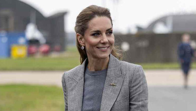 Удруге за цю осінь: принцеса Вельська вигуляла один і той же картатий костюм