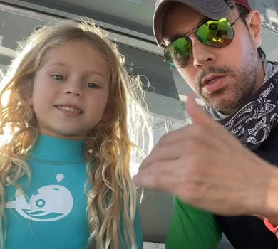 Татку, вперед: Іглесіас показав, як 5,5-річна донька від Курнікової вчила його молодіжним рухам