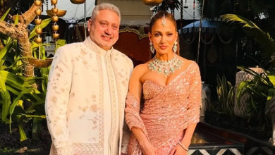 Наче принцеса Disney: Лопес у кутюрній сукні з кристалами Swarovski стала головною зіркою весілля доньки індійського мільйонера