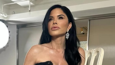 Наречена Безоса на святі в Трампа похизувалася пишним бюстом у мерехтливому total black. Фото