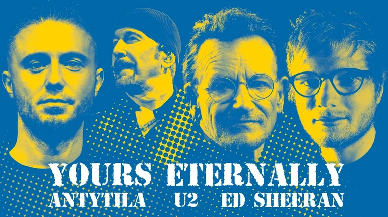 Воля та український характер: U2, Ед Ширан і Антитіла випустили пісню про військового та подзвонили бійцям із Хартії